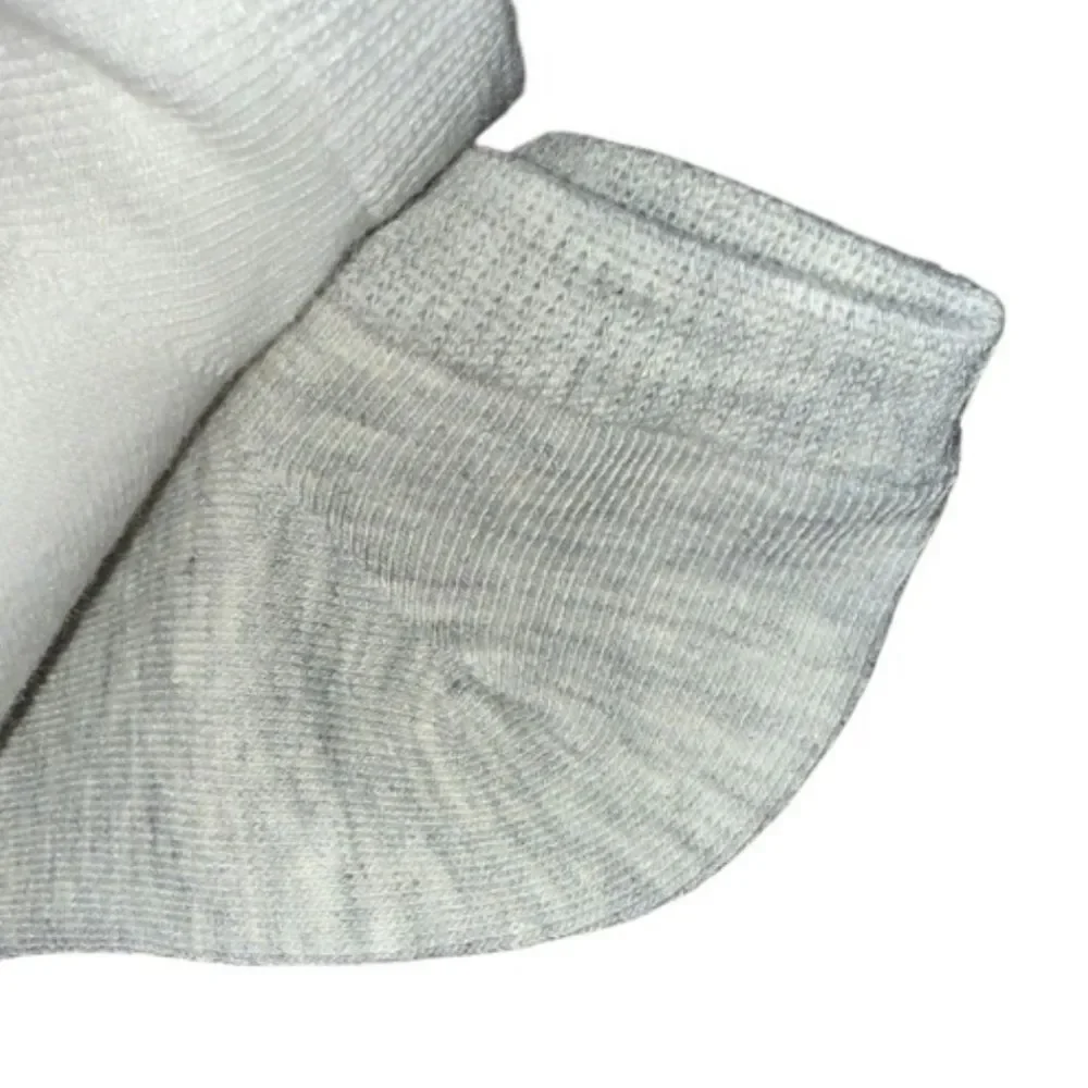 kate spade White Yellow Gray Lemon All Over Print & Solid Low Cut Socks 3 pack